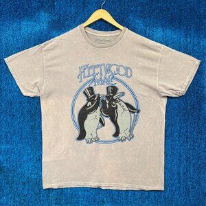 Fleetwood Mac Penguins Beige Rock T-Shirt Size Extra Large